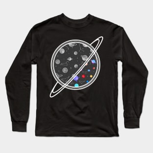 Aesthetic planets Long Sleeve T-Shirt